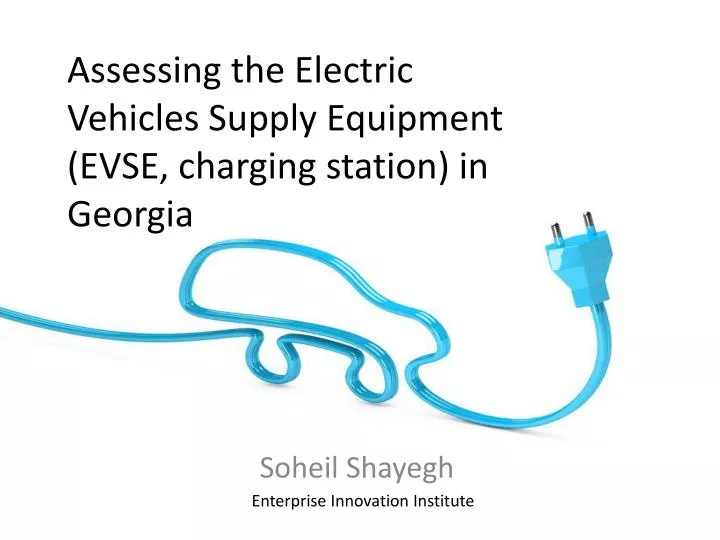 assessing the electric vehicles supply equipment evse charging station in georgia