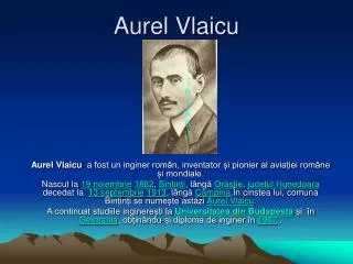 Aurel Vlaicu