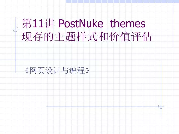11 postnuke themes