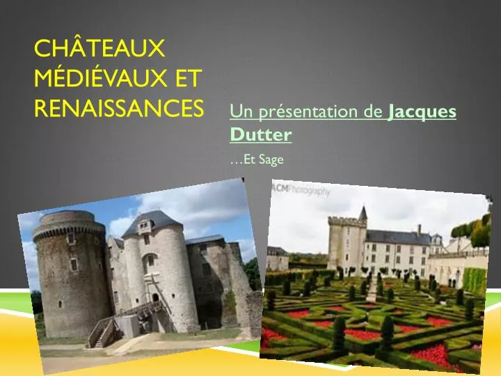 ch teaux m di vaux et renaissances