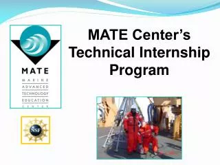 MATE Center’s Technical Internship Program