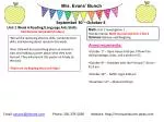 Weekly Curriculum Overview: Reading, Math, Science & Upcoming Events (Sept 30 - Oct 4) - slide 1