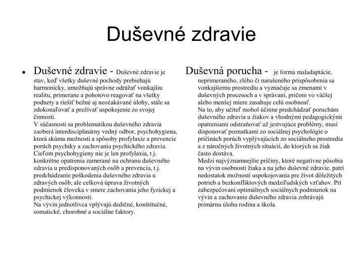 du evn zdravie