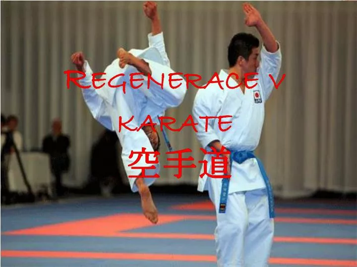 regenerace v karate