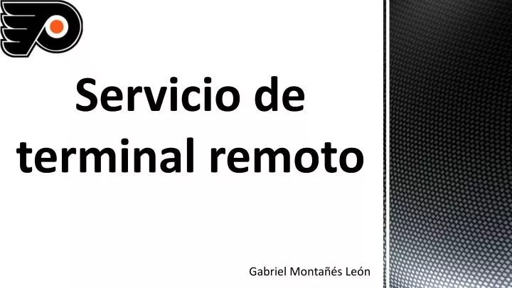 servicio de terminal remoto