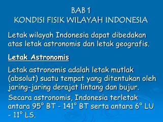 bab 1 kondisi fisik wilayah indonesia