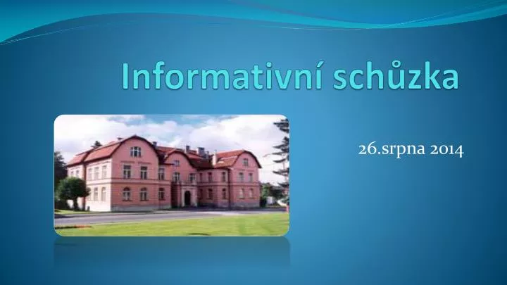 informativn sch zka