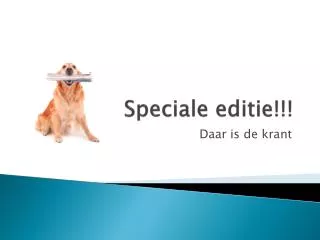 speciale editie