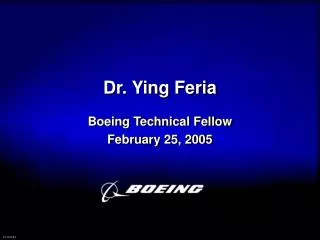 Dr. Ying Feria