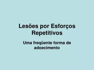 les es por esfor os repetitivos