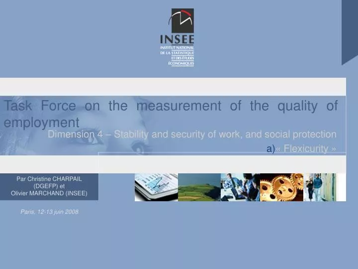 task force on the measurement of the quality of employment