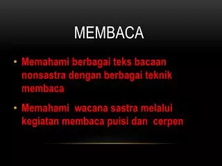 membaca
