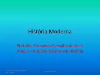 hist ria moderna