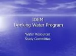 IDEM Drinking Water Program - slide 1