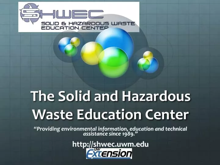 the solid and hazardous waste education center