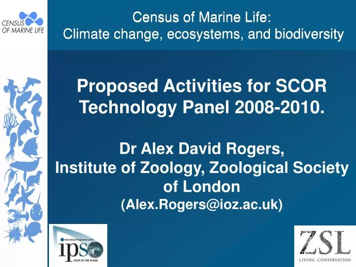 census of marine life climate change ecosystems and biodiversity