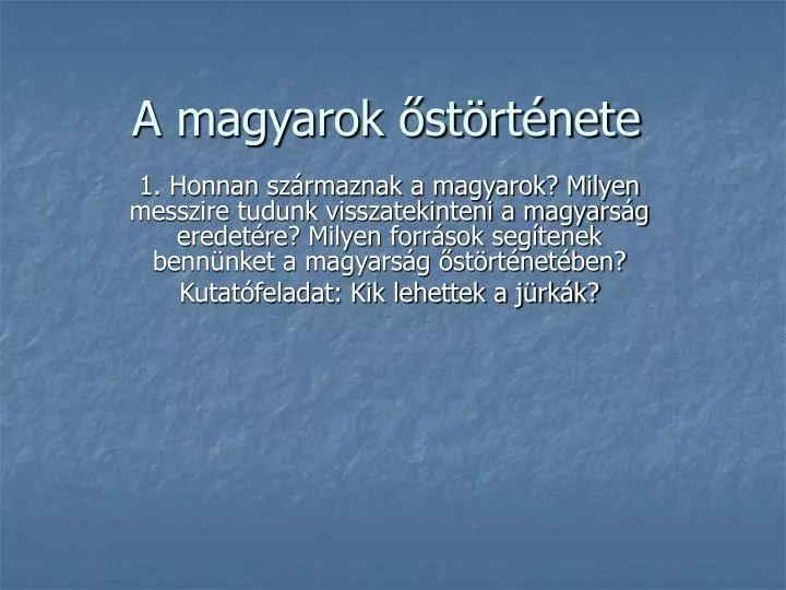 a magyarok st rt nete