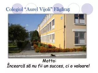 colegiul aurel vijoli f g ra