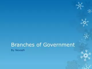 branches of government