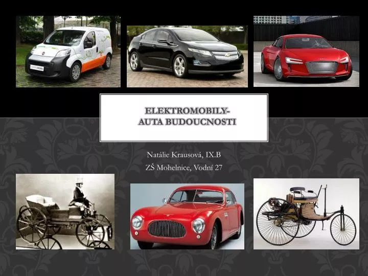 elektromobily auta budoucnosti