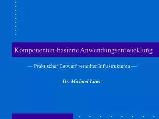 komponenten basierte anwendungsentwicklung