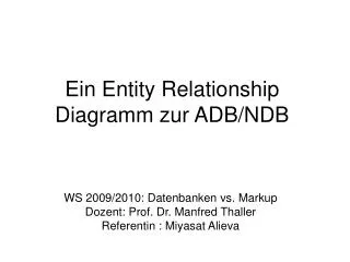 ein entity relationship diagramm zur adb ndb