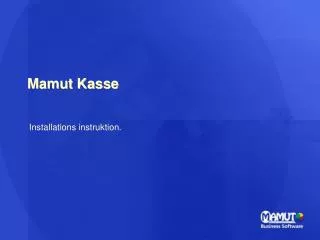 mamut kasse