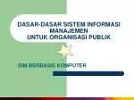 PPT - SISTEM INFORMASI MANAJEMEN (SIM) PowerPoint Presentation, Free ...