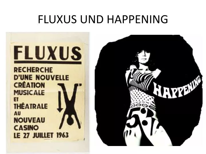 fluxus und happening