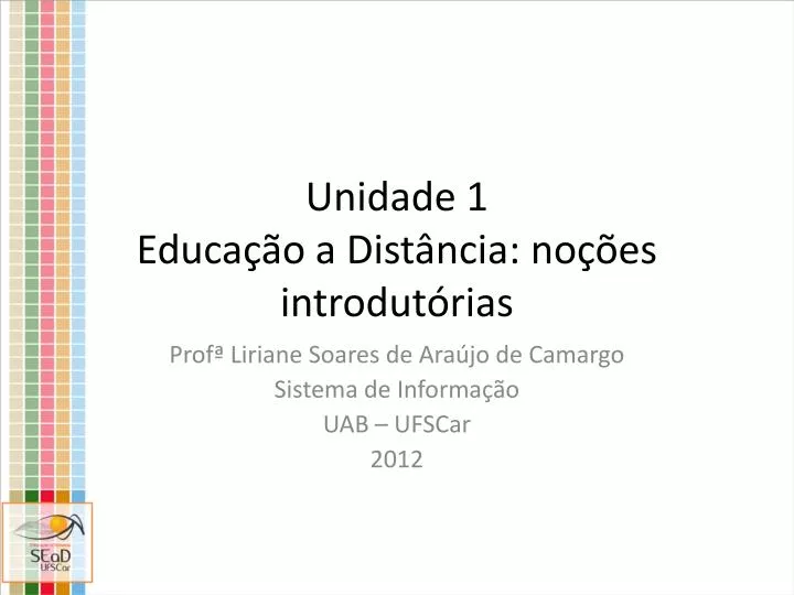 unidade 1 educa o a dist ncia no es introdut rias