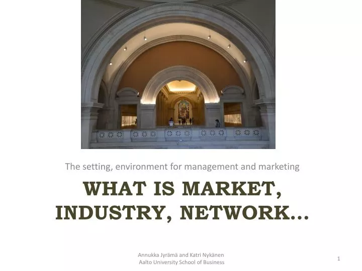 what is market industry network