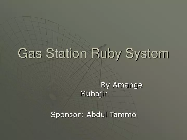 gas station ruby system
