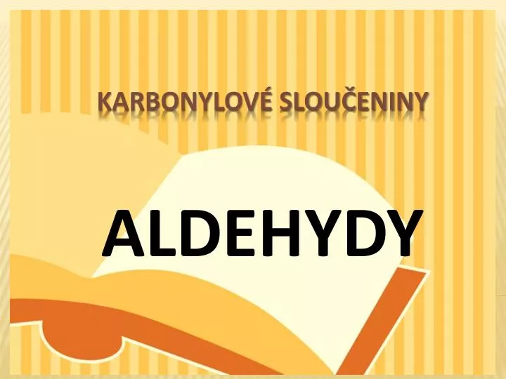 aldehydy