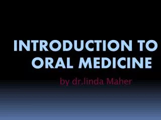 by dr.linda Maher