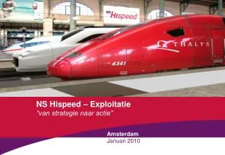 ns hispeed exploitatie van strategie naar actie