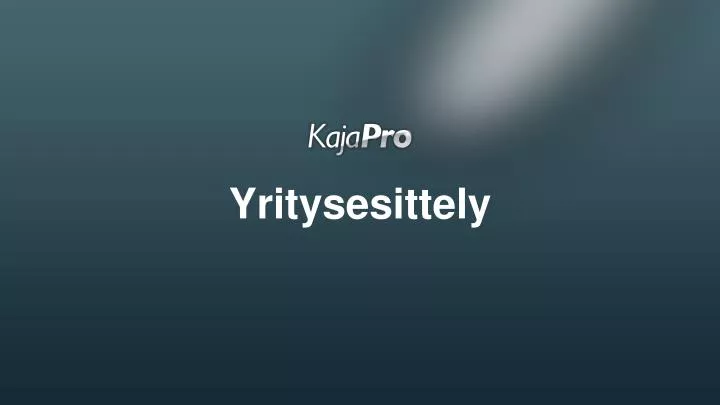 yritysesittely