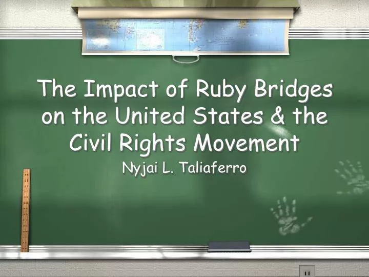 the impact of ruby bridges on the united states the civil rights movement
