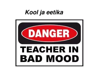 kool ja eetika