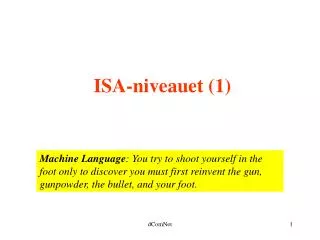 isa niveauet 1