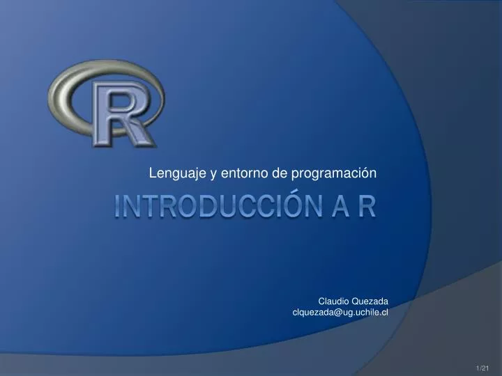 lenguaje y entorno de programaci n