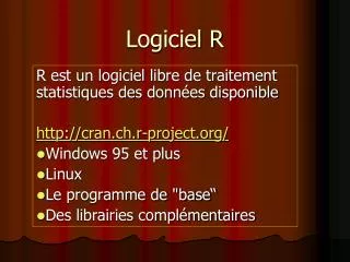 logiciel r