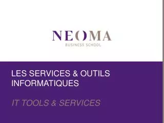 les services outils informatiques it tools services