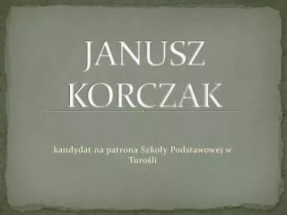 janusz korczak