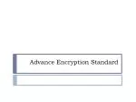 Advance Encryption Standard - slide 1
