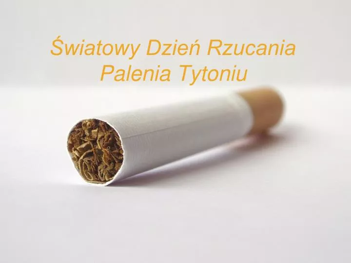 wiatowy dzie rzucania palenia tytoniu