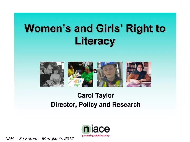 women s and girls right to literacy
