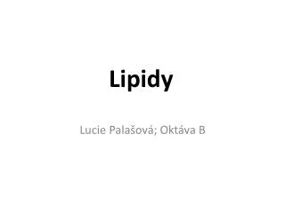 lipidy