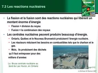 7 3 les reactions nucl aires