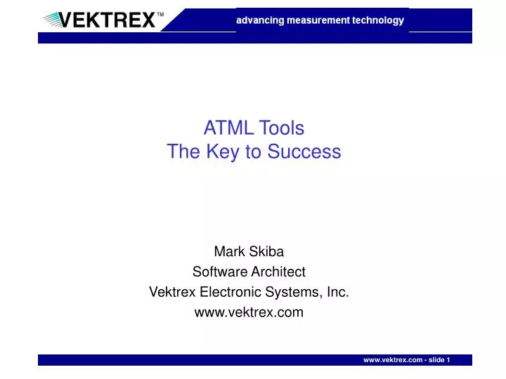 atml tools the key to success