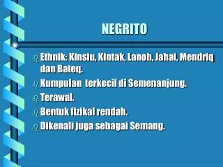 negrito